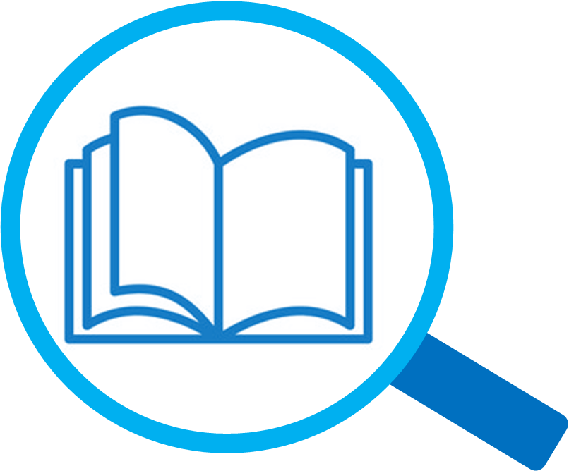 Magnifying Glass Looking At Book