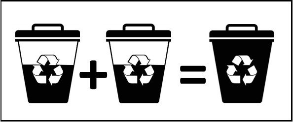 Two Half Full Bins Equals One Full Bin