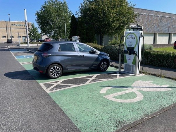 75kW EV Charging Points Longford Town Library